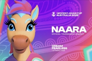 亚足联公布2026年澳大利亚女足亚洲杯吉祥物：火焰马娜拉