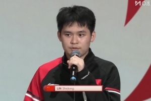 林诗栋：非常感谢球队让我在决赛登场，我没有让大家失望