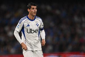 斯基拉：莫拉塔将因伤长期休战，预计明年3月才能复出