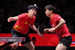 WTT中国香港总决赛混双半决赛：王楚钦/孙颖莎战胜对手 晋级决赛