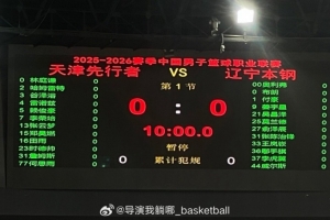 辽宁赛季首战大名单：付豪领衔 姜宇星首秀 李晓旭缺阵