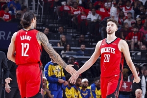 场均二次进攻得分榜：火箭18.9分第1 开拓者第3 马刺第8 掘金第10